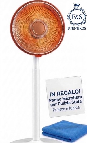 Stufa elettrica con - stufa, piantana