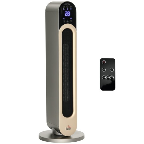 Homcom stufa elettrica - elettrica, basso